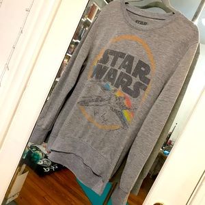 Star Wars women’s long sleeve grey vintage style t-shirt